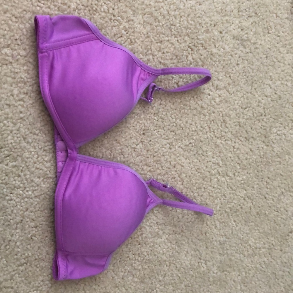 Purple bra